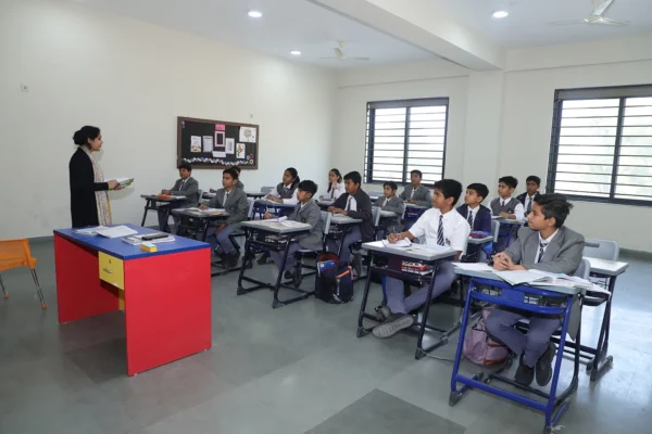 classroom at GMGS Niwai