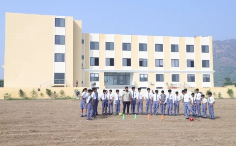 outdoor playground at GMGS Niwai